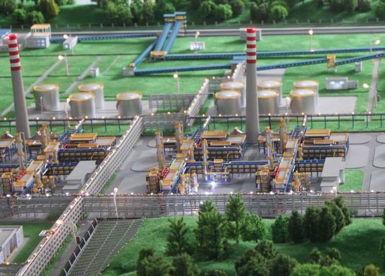 庐江县石化区模型