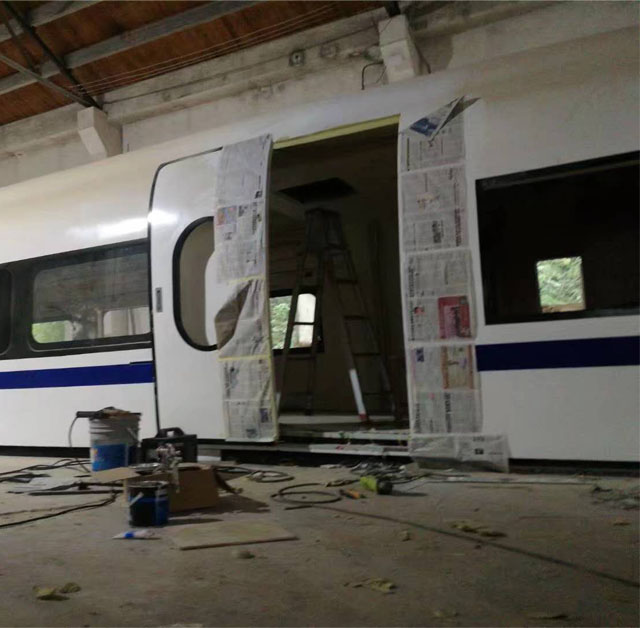 庐江县高铁模型