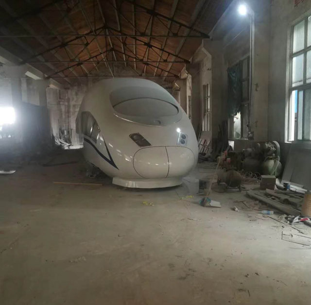 庐江县高铁模型