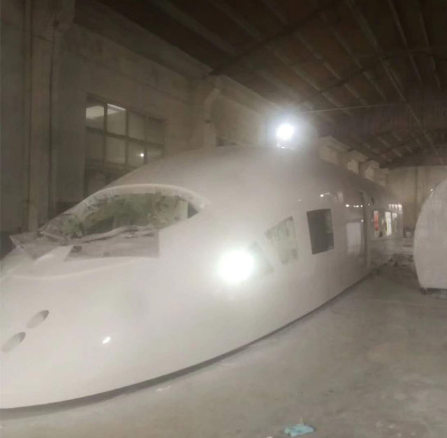 庐江县高铁模型